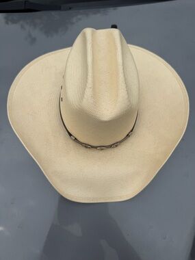 Resistol Classic Straw Cowboy Hat in Natural SZ 6 7/8